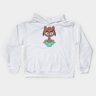 Cat Frida Kids Hoodie